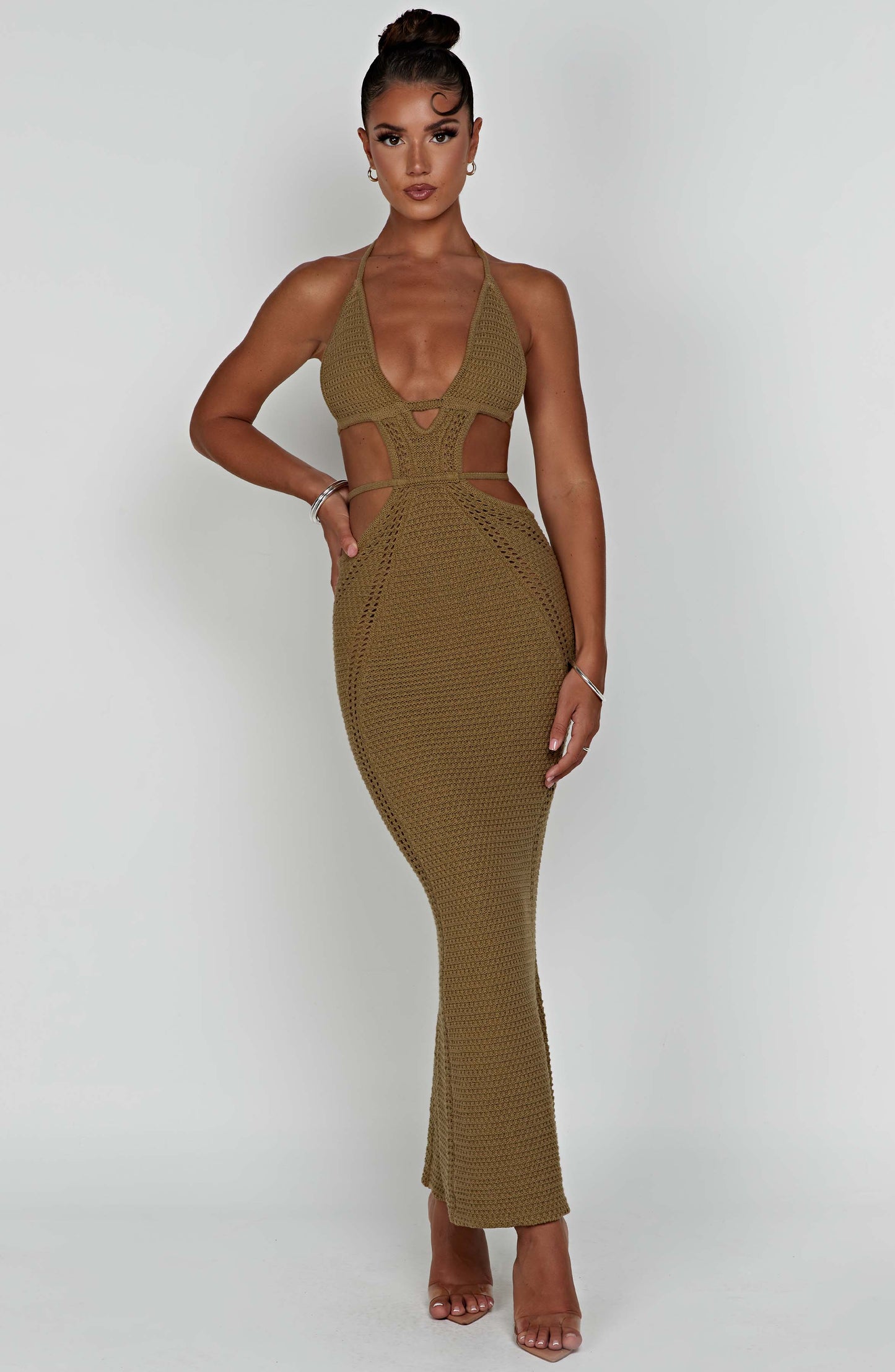 Arabella Maxi Dress - Khaki