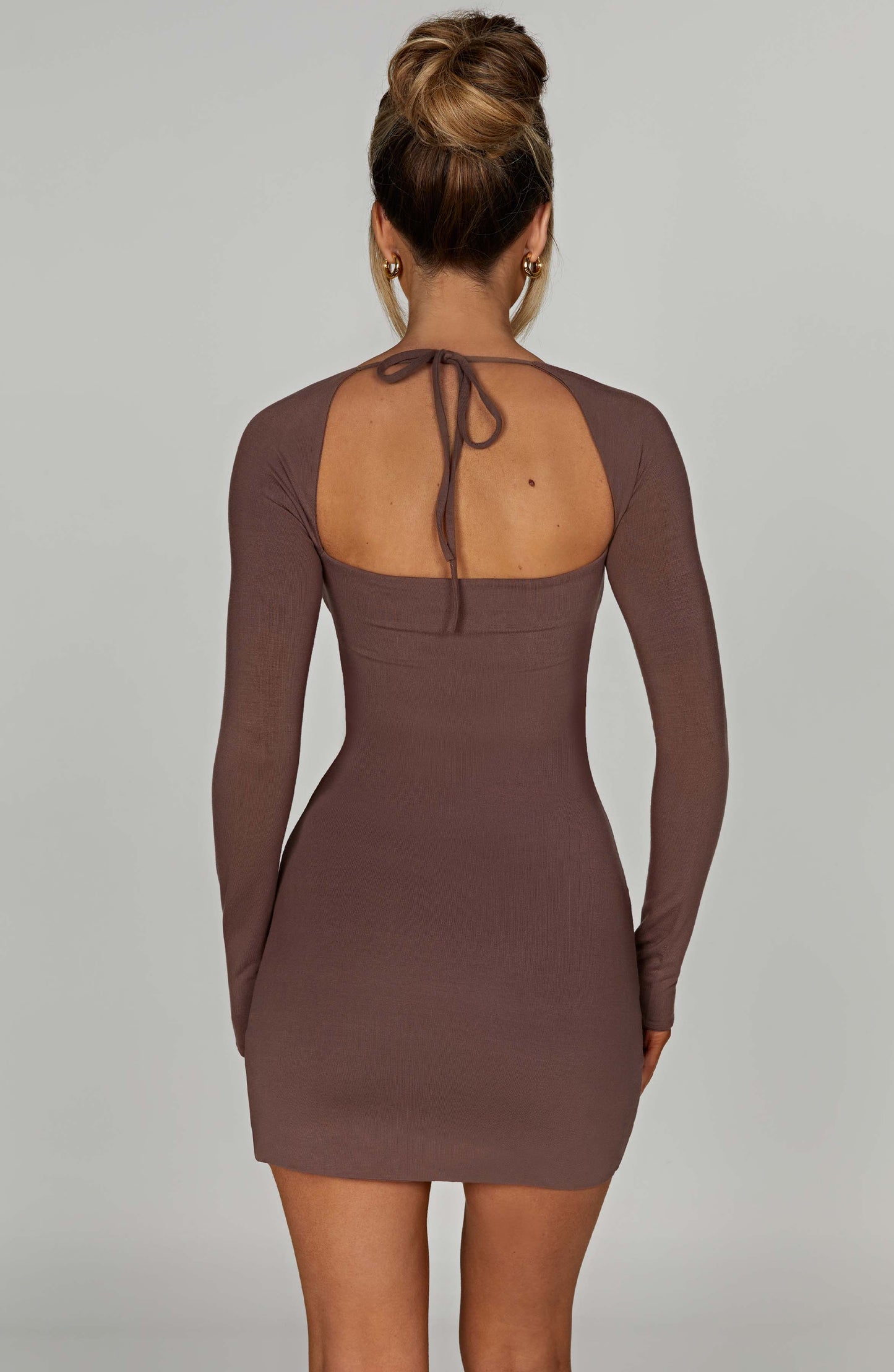 Brylee Mini Dress - Chocolate