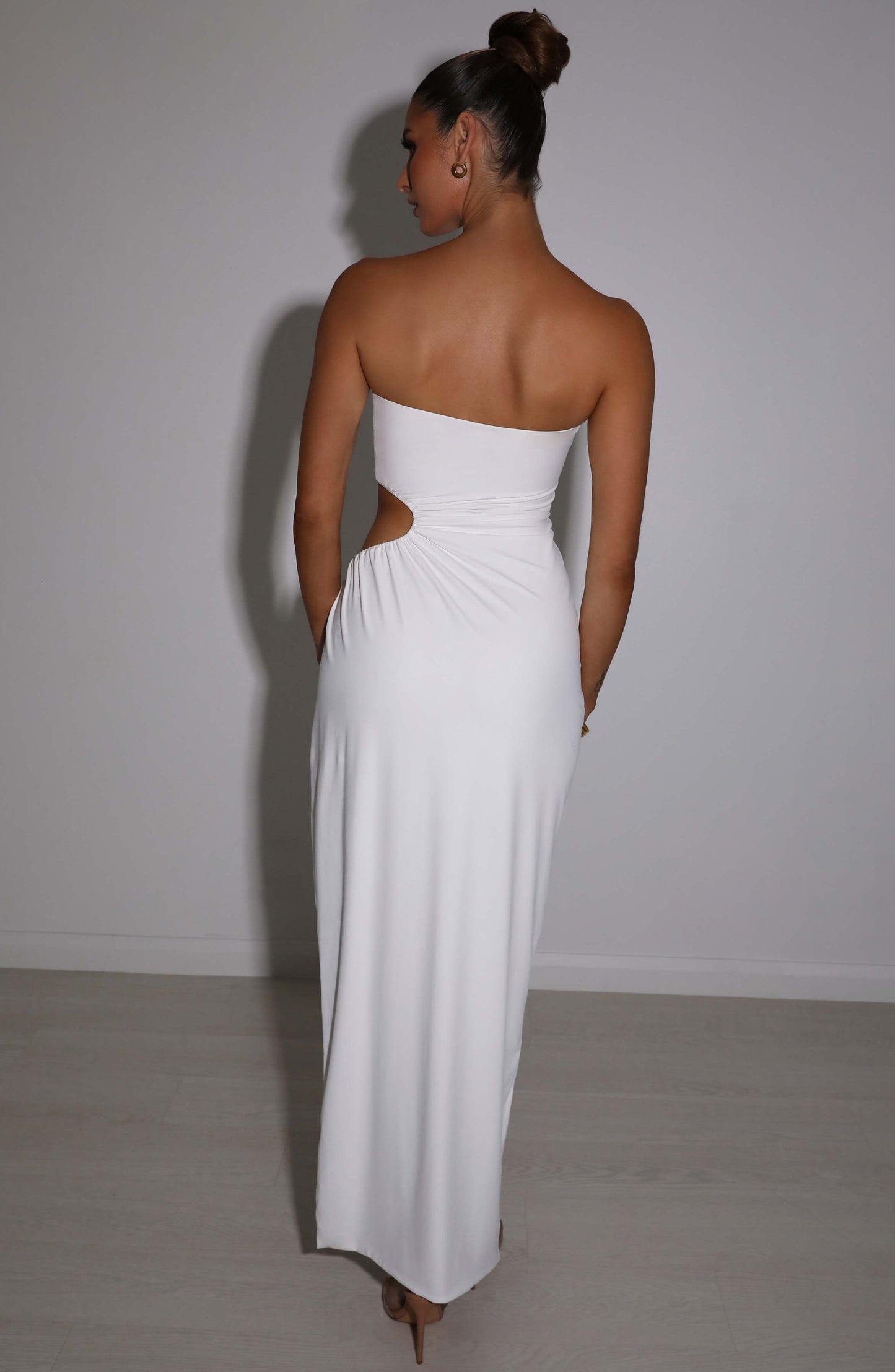 Indigo Maxi Dress - White