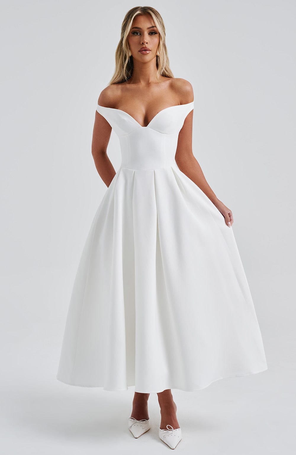 Lanetta Midi Dress - Ivory