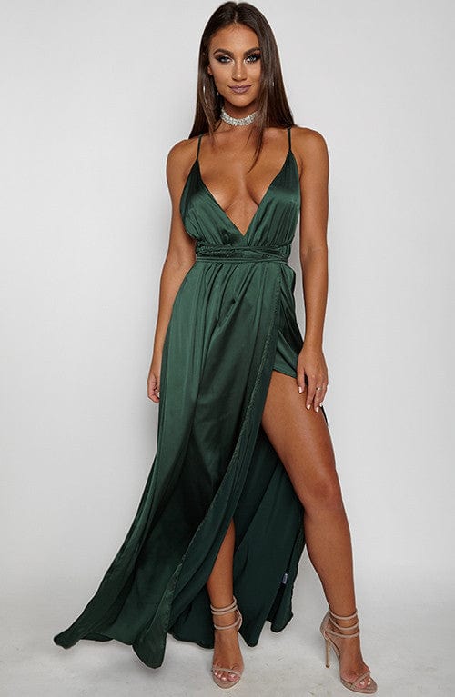 Lita Maxi Dress - Emerald