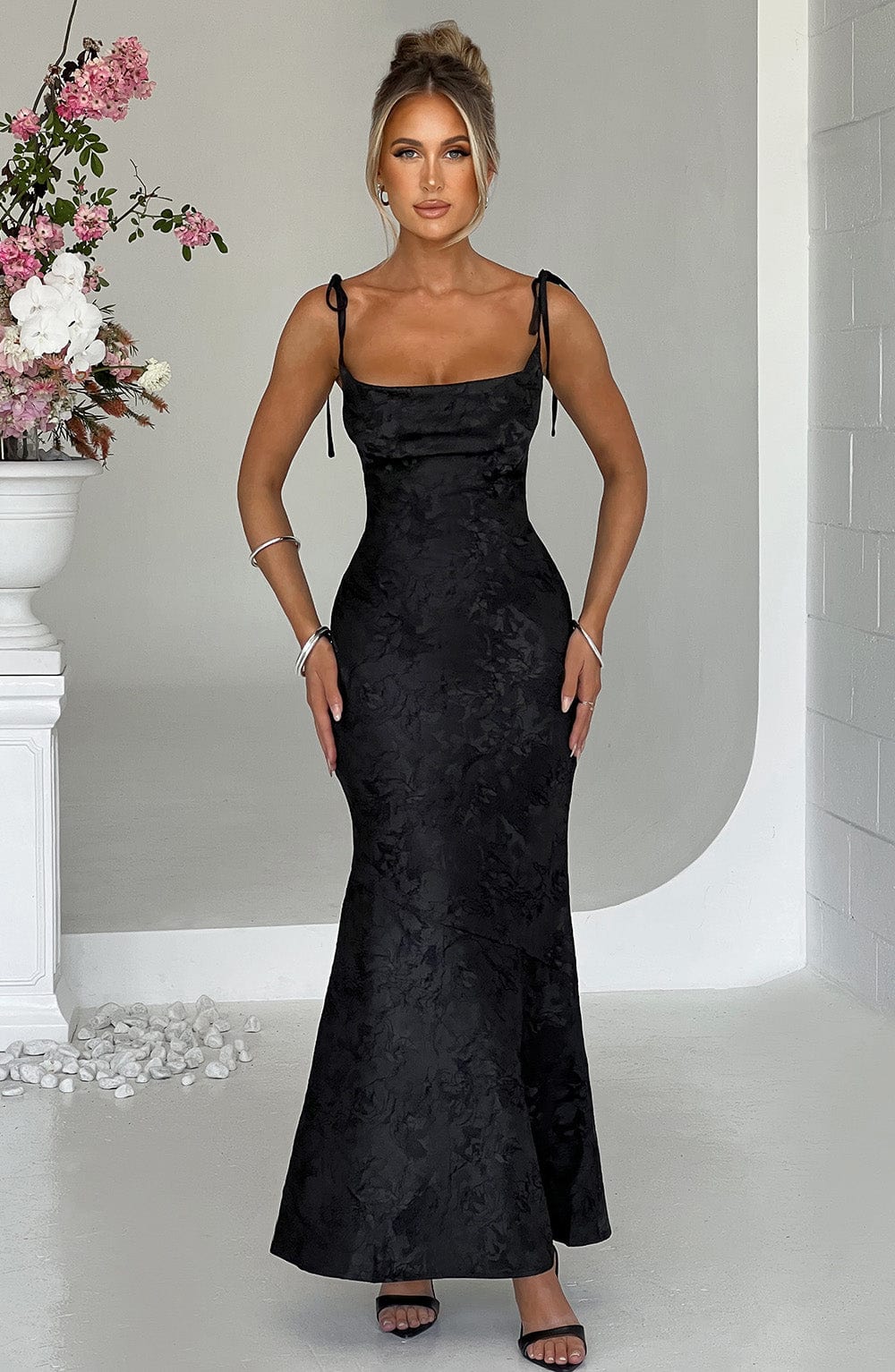 Whitney Maxi Dress - Black