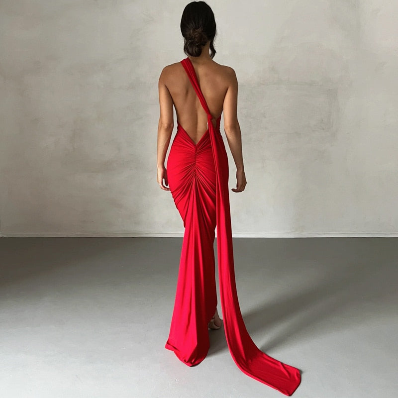 Shai Backless Maxi Dress Elegant