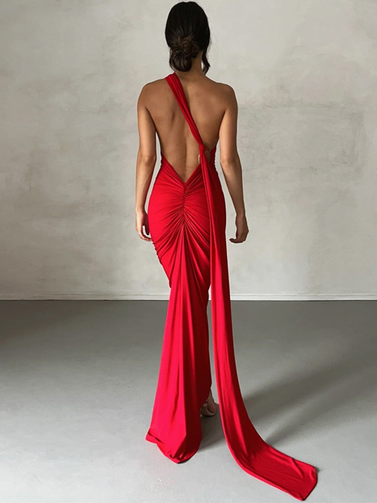 Shai Backless Maxi Dress Elegant