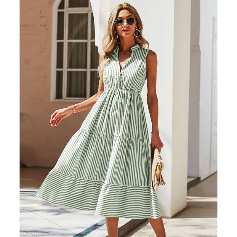 Verity Dress, Summer Dress, Loose Dress, Green Flowy Dress, Purity Atelier