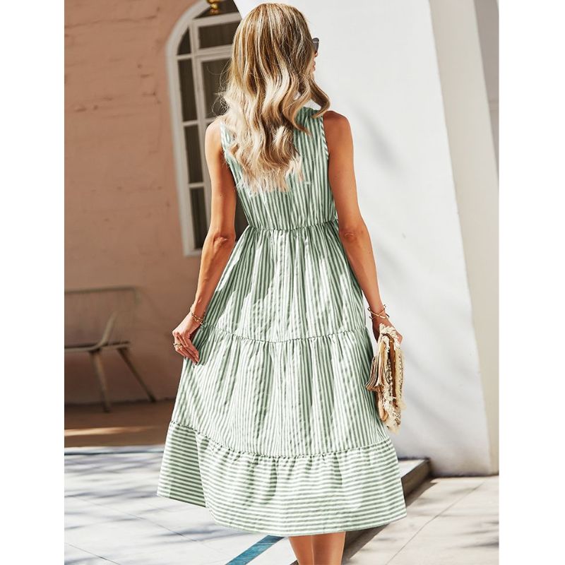 Verity Dress, Summer Dress, Loose Dress, Green Flowy Dress, Purity Atelier